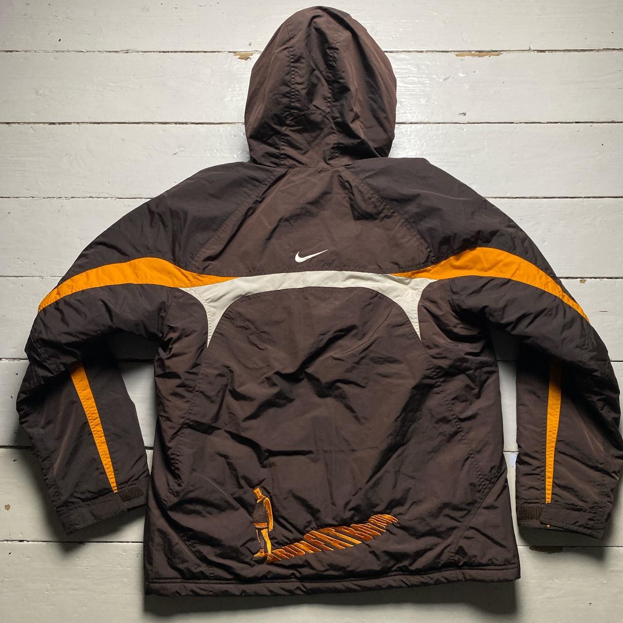 Nike Run Fat Boy Run Vintage Y2K Brown Puffer Jacket