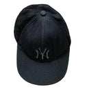 New York Yankees NY Strap Baseball Cap Blue and Black