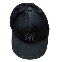 New York Yankees NY Strap Baseball Cap Blue and Black