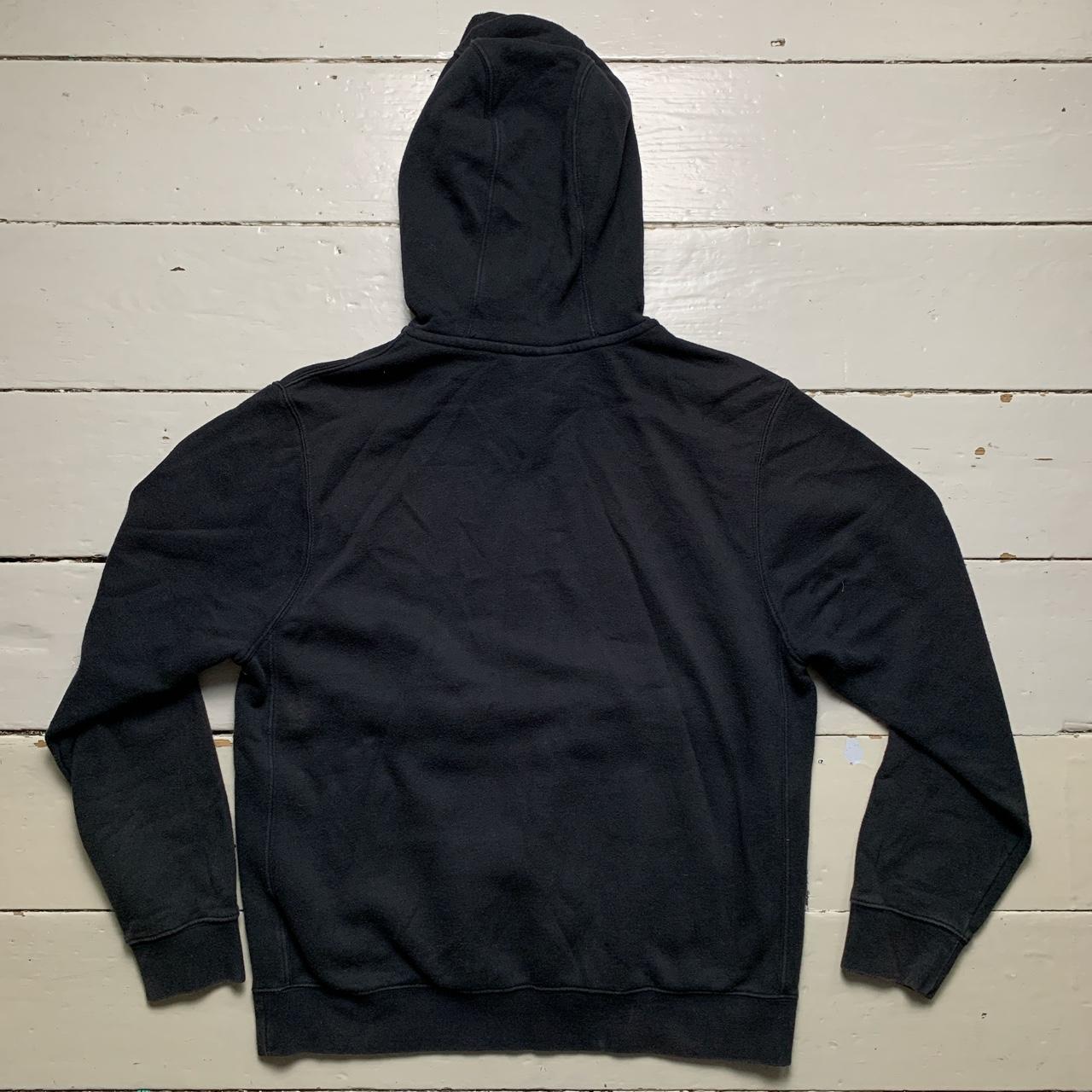 Nike Swoosh Black and White Quarter Zip hoodie