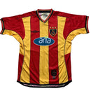 Galatasaray Vintage 2002 Football Jersey Red and Yellow Jersey (S)