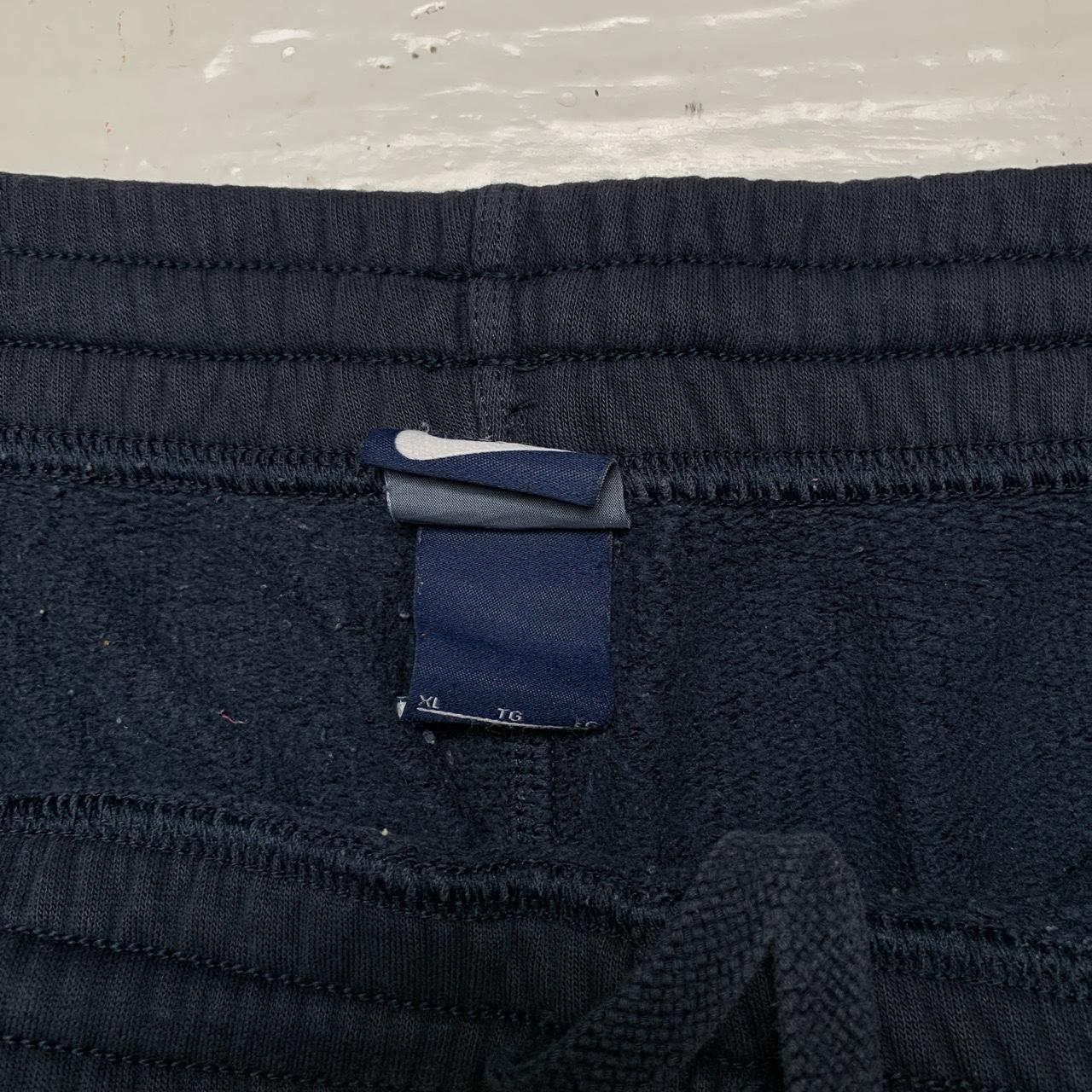 Nike Club Spellout Navy and White Joggers