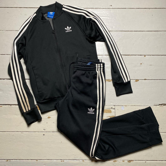 Adidas SST Black and White Tracksuit
