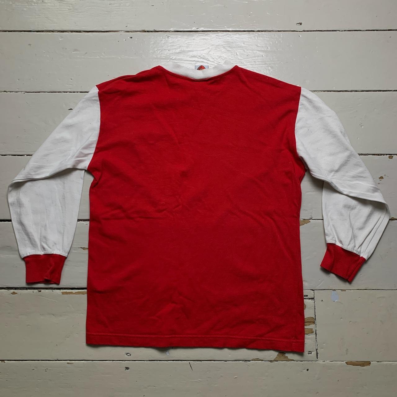 Arsenal Gunners Red and White Vintage Stye Football Merch Long Sleeve