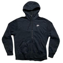 Nike Swoosh Black and White Hoodie (M)