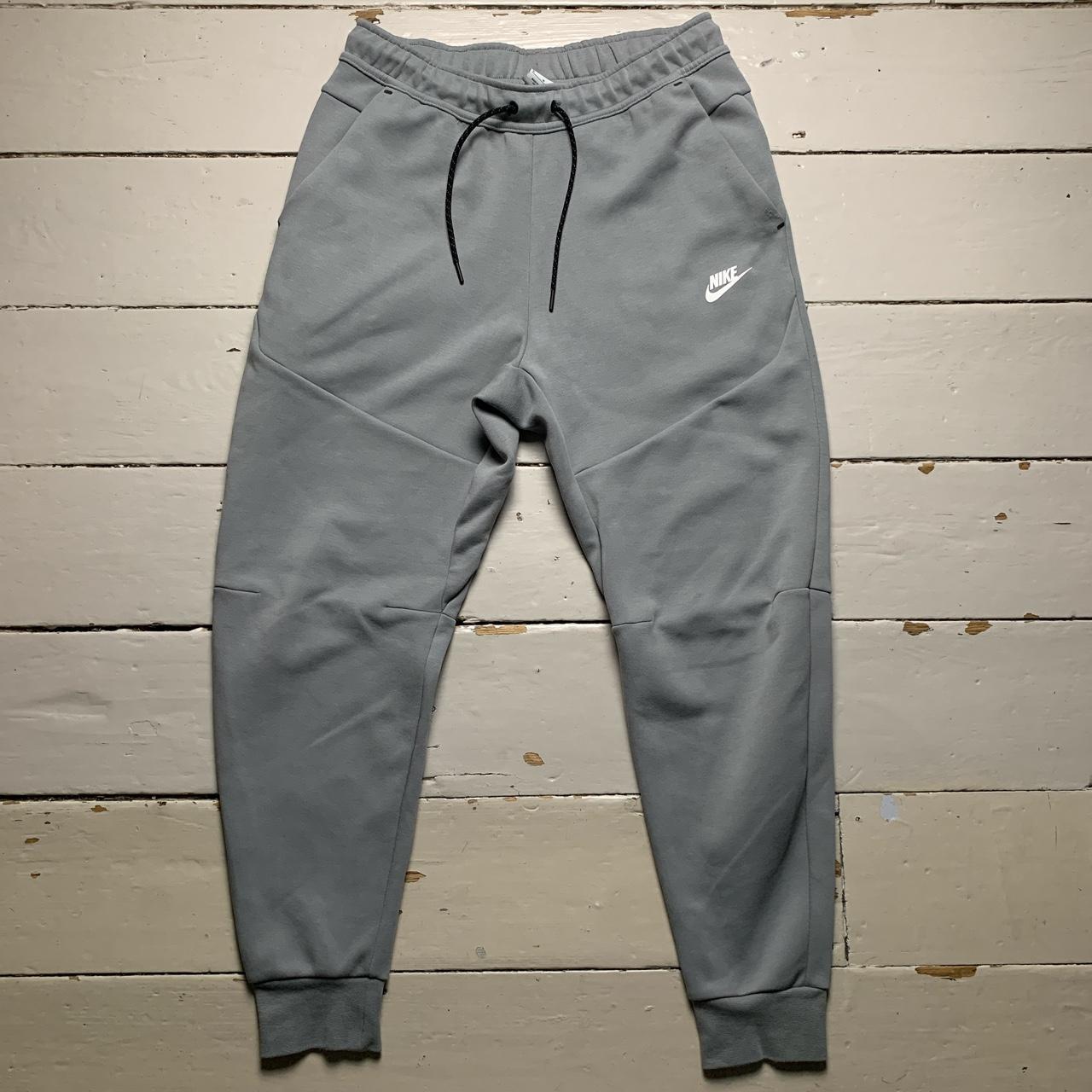 Nike Tech Fleece New Season Grey and White Joggers