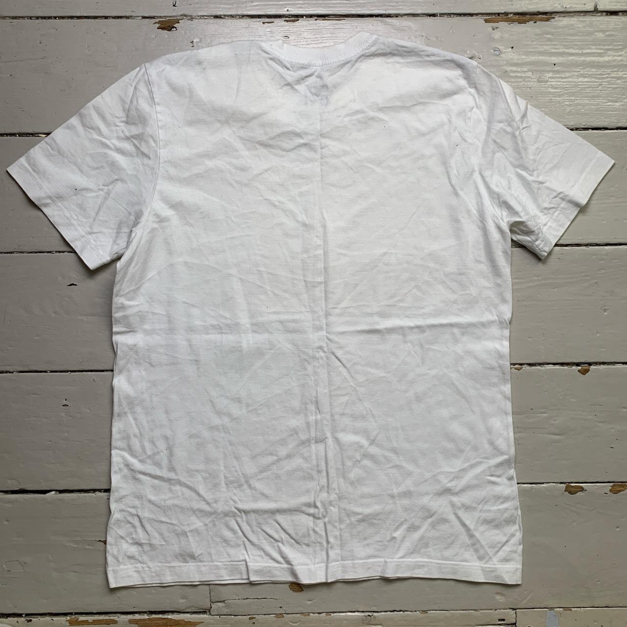 Nike Vintage Swoosh White and Grey T Shirt