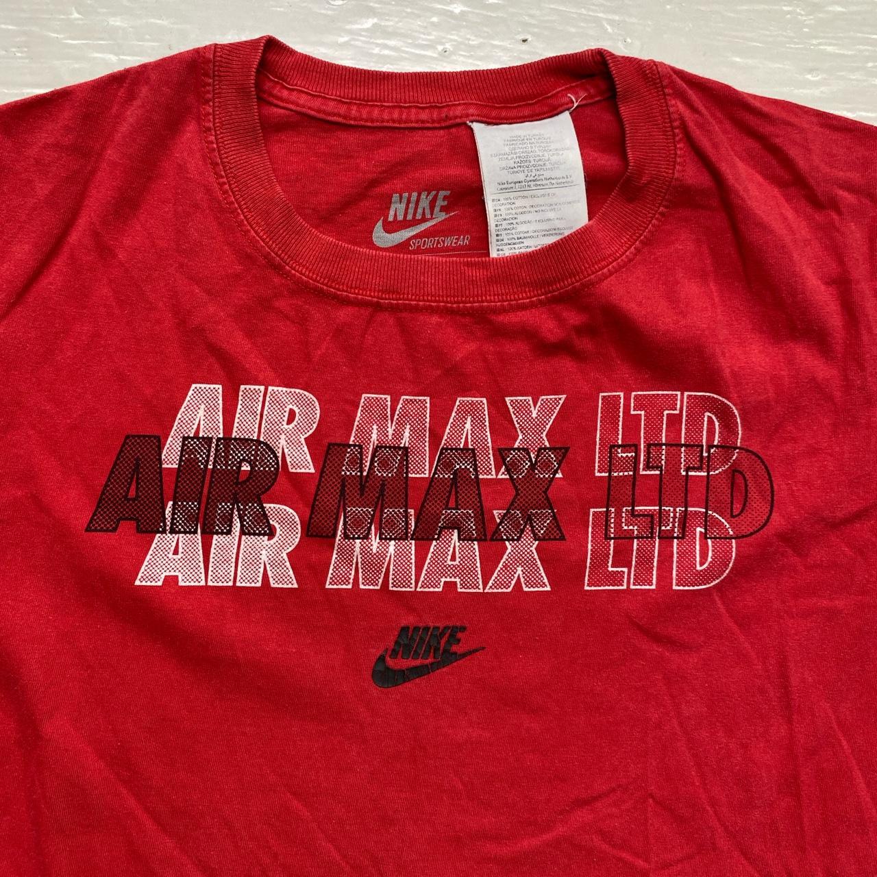 Nike Air Max LTD Red White and Black T Shirt