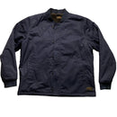 Levis Skateboarding Navy and Brown Sherpa Lining Bomber Jacket (L)