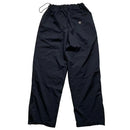 Nike Shox Black and Orange Vintage Shell Baggy Track Pant Bottoms (L)