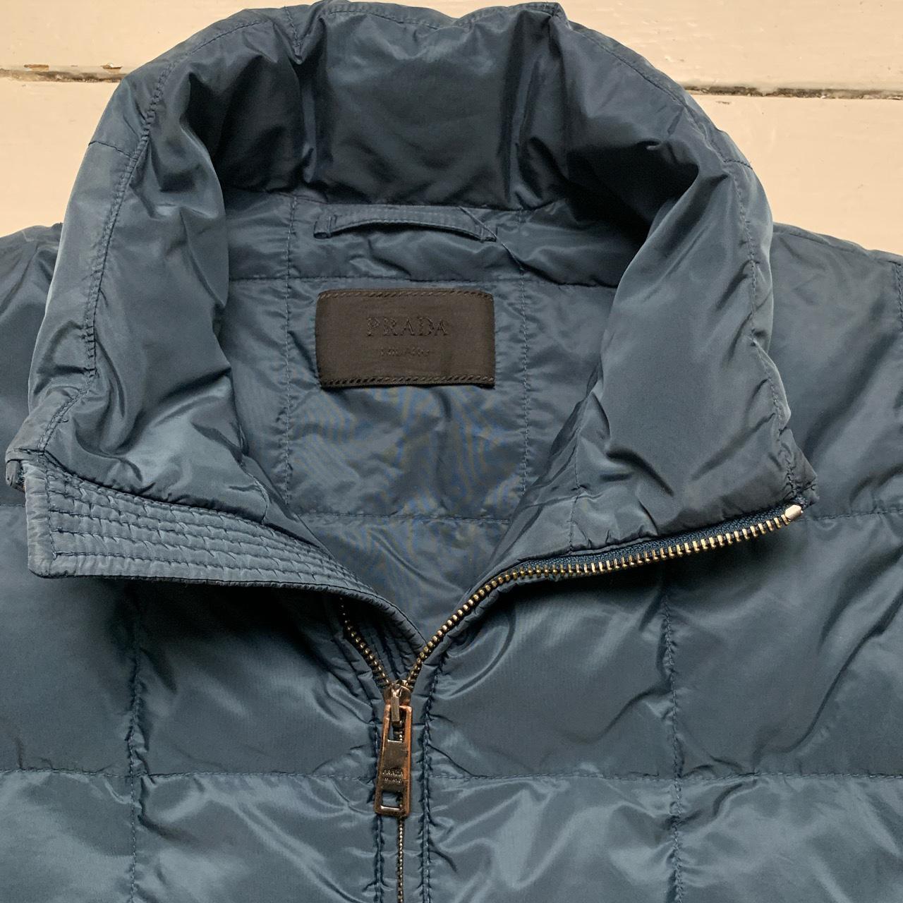 Prada Milano Navy and Black Puffer Padded Jacket