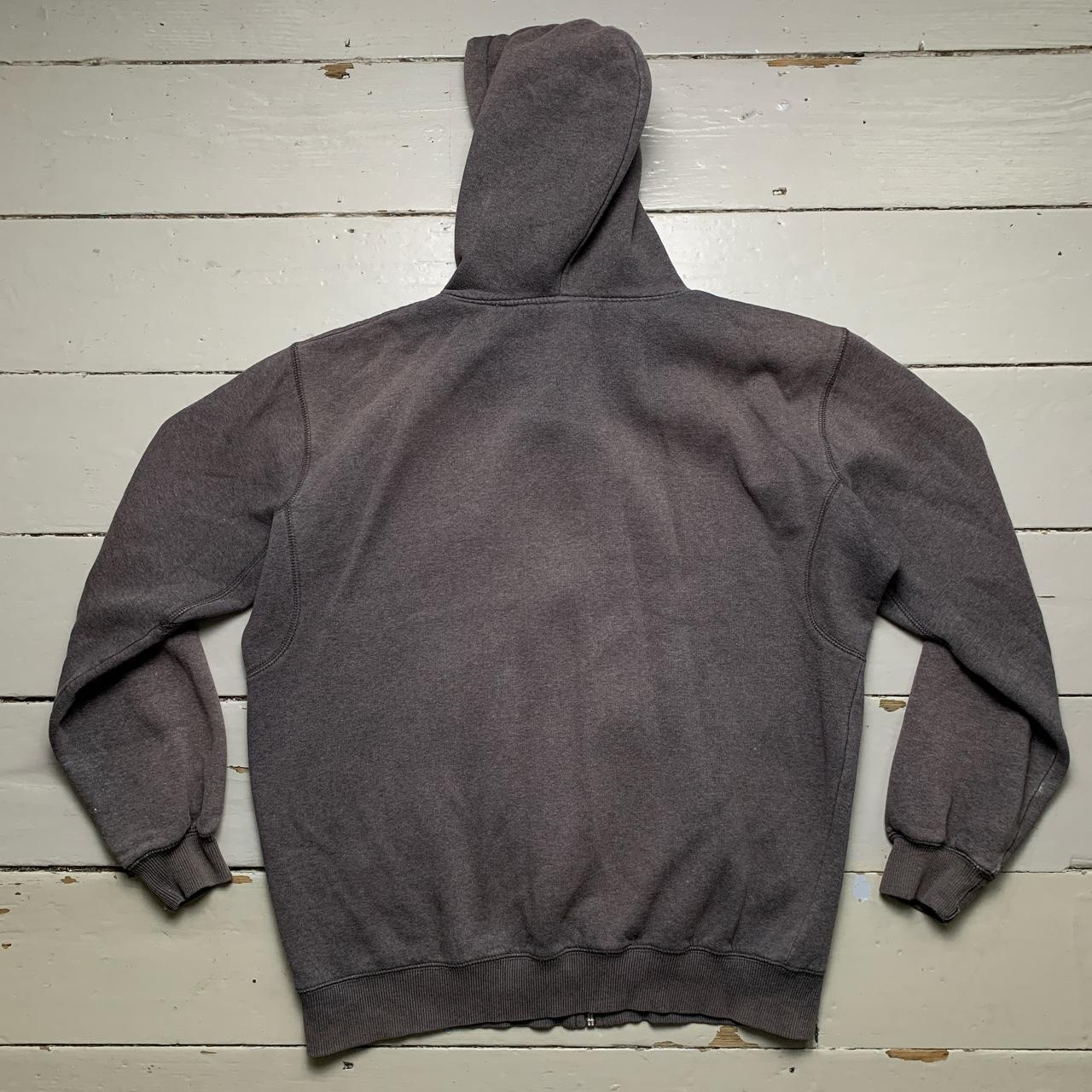 Nike Vintage Swoosh Grey and White Hoodie