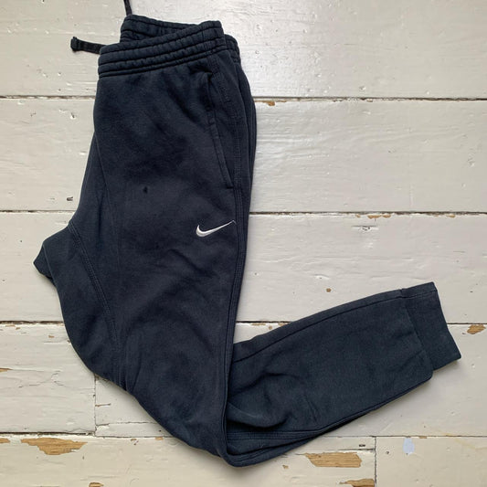 Nike Swoosh Navy and White Joggers