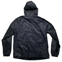Nike Black and White Swoosh Shell Windbreaker Tracksuit Jacket (L)