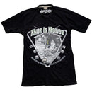 Time is Money Vintage y2k T Shirt Black (XL)