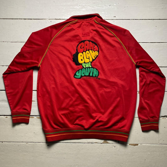 LRG Lifted Research Group Rasta Tracksuit Jacket