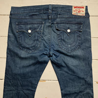 True Religion Zach Blue Stitch Jeans