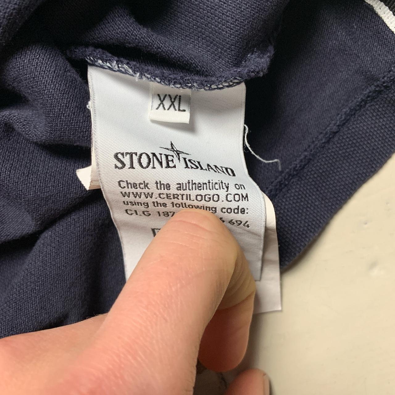 Stone Island Navy Polo Shirt