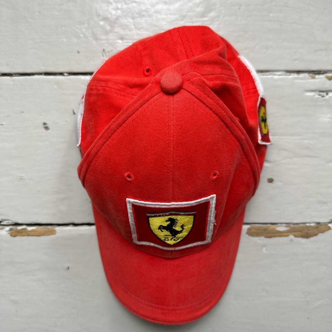 Ferrari Puma Red and White Cap