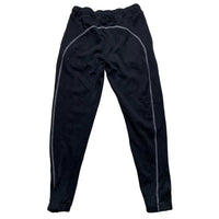 Trapstar Black Red and White Contrast Stitch Slim Joggers (XS)