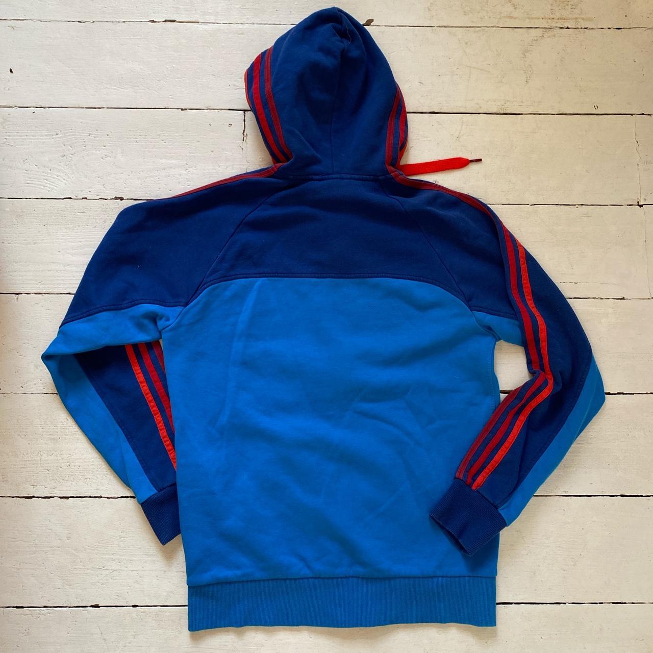 Adidas Performance Essentials Full 3 Stripe Hoodie