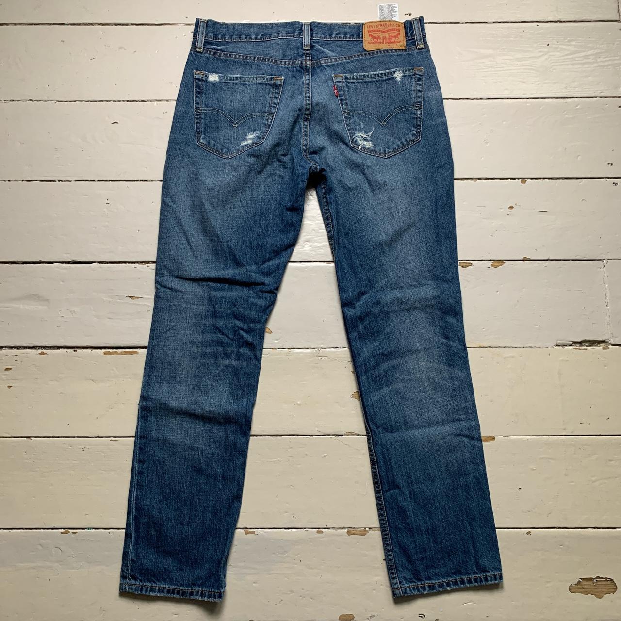 Levis 511 Distressed Blue Jeans