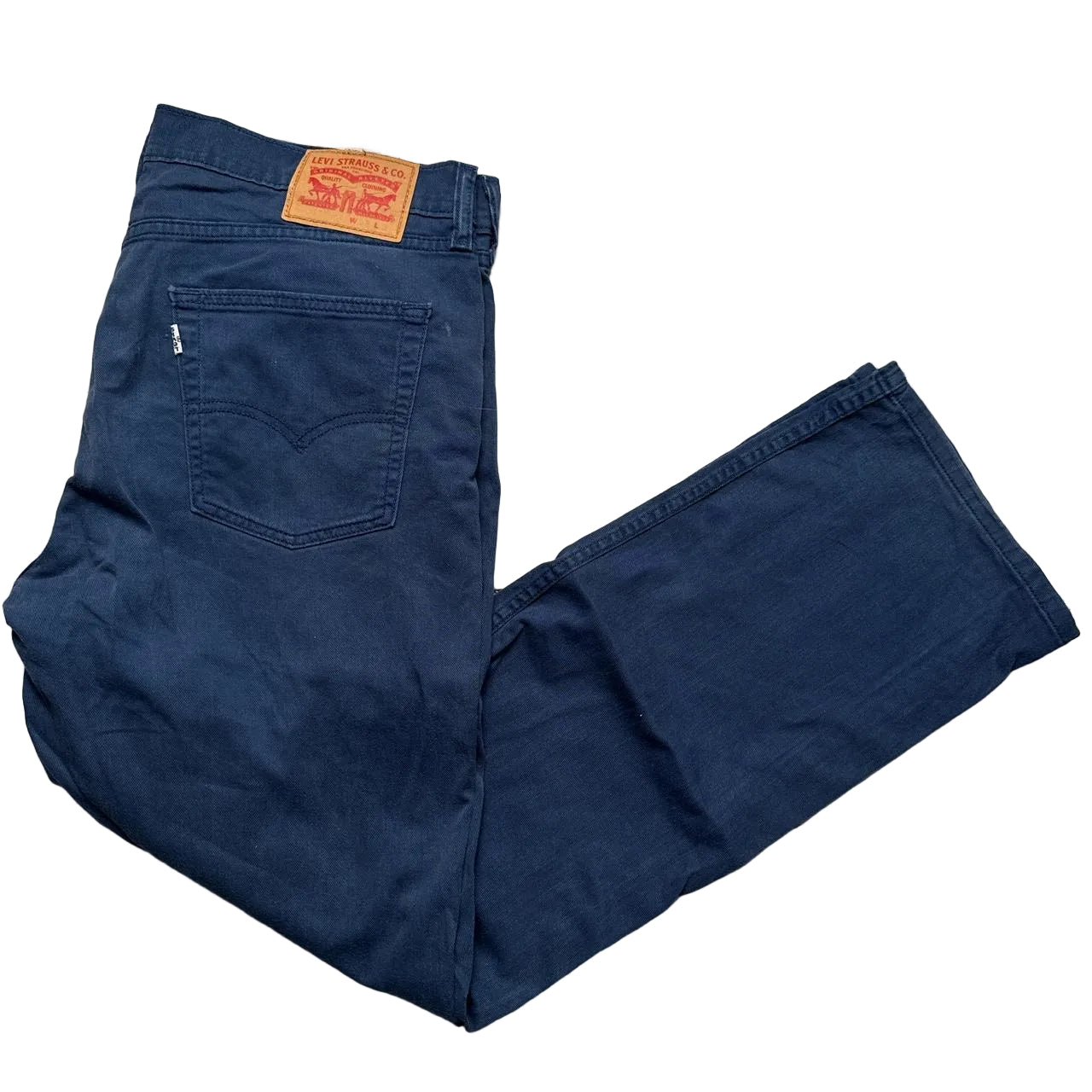 Levis 514 Navy Trouser Jeans (36W)