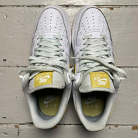 Nike Air Force 1 White and Yellow