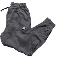 Nike Grey Black and White Swoosh Jogger Bottoms (M)
