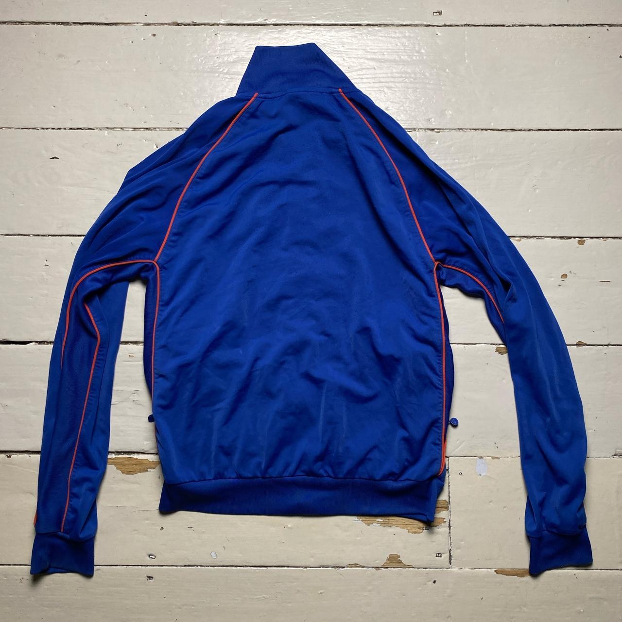 Nike Vintage Tracksuit Jacket Blue and Orange Swoosh