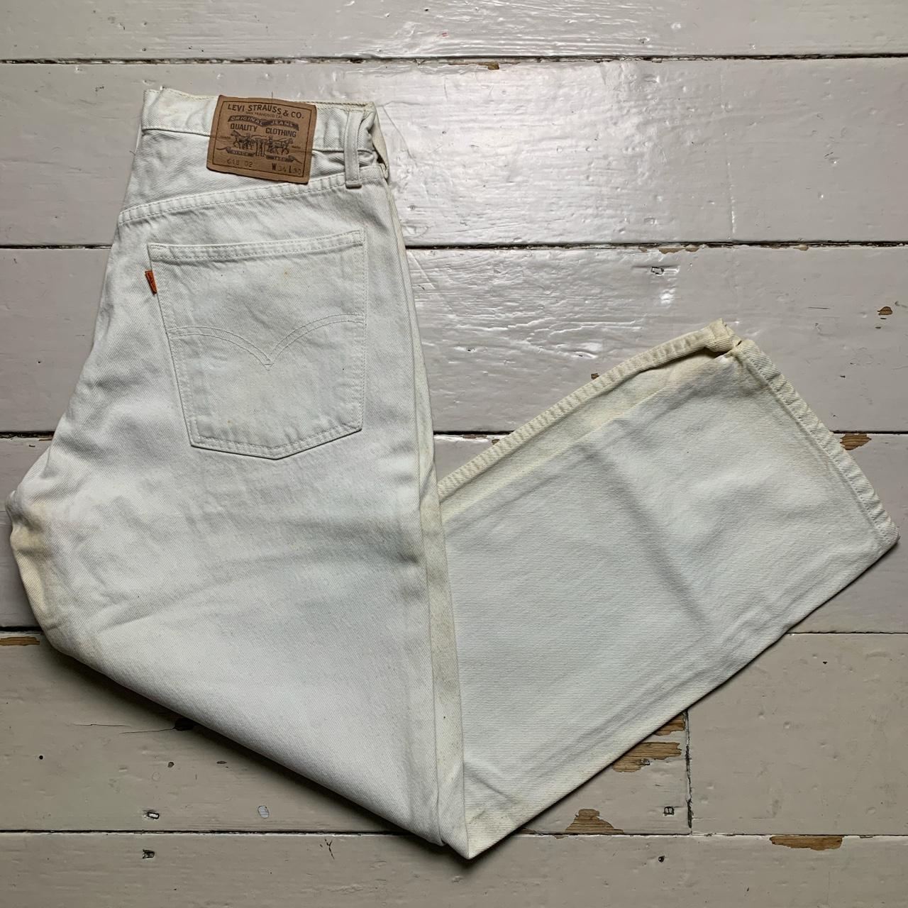 Levis 618 02 Vintage White Jeans