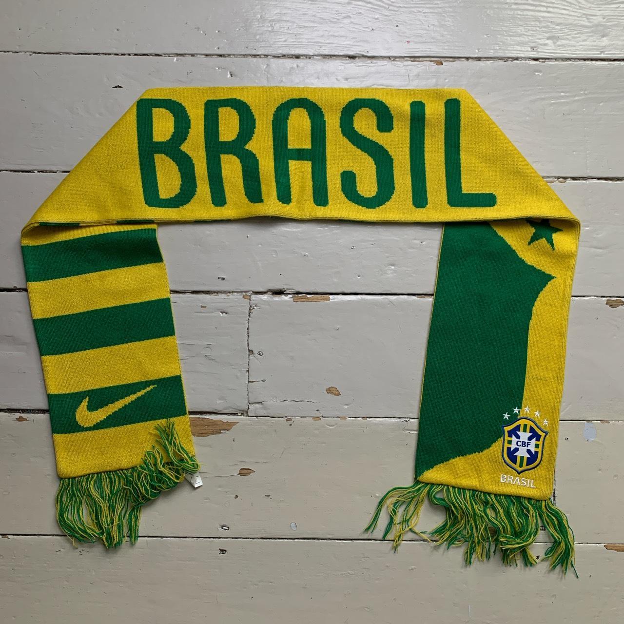 Brasil Nike Vintage Yellow and Green Scarf