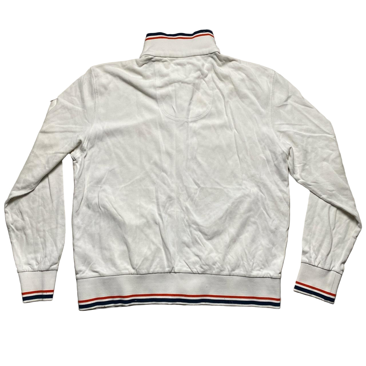 Hugo Boss White Orange and Navy Tracksuit Jacket (M)