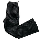 Leathermaster Womens Leather Black Trousers (12)