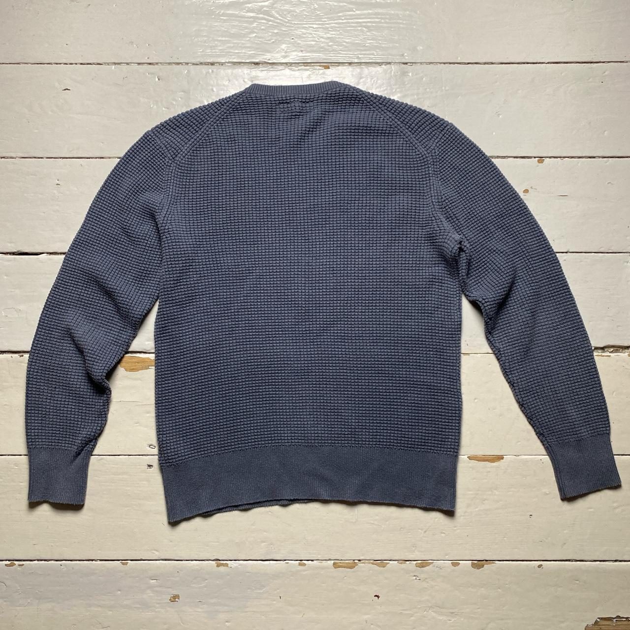 All Saints Wells Crew Thick Knitted Jumper Grey