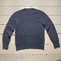 All Saints Wells Crew Thick Knitted Jumper Grey