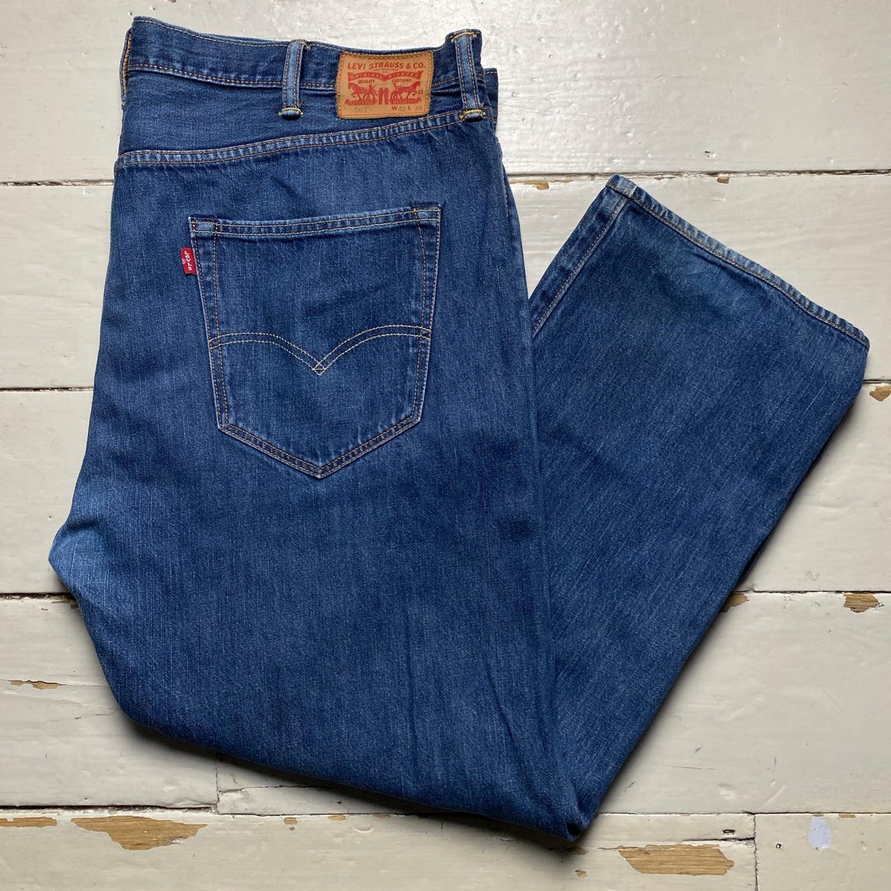 Levis 501 Baggy Navy Jeans