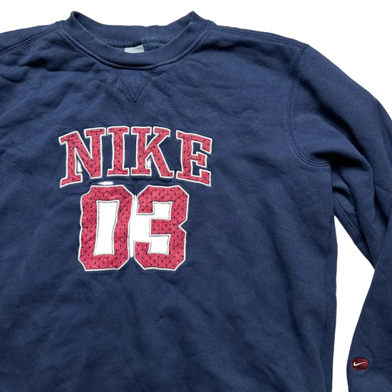 Nike Vintage Spellout 03 Navy and Red Jumper (L)