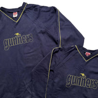 Arsenal Vintage 90’s Gunners Navy and Yellow Jumper (XS/XL)