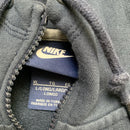 Nike Swoosh Navy and White Hoodie (XL)