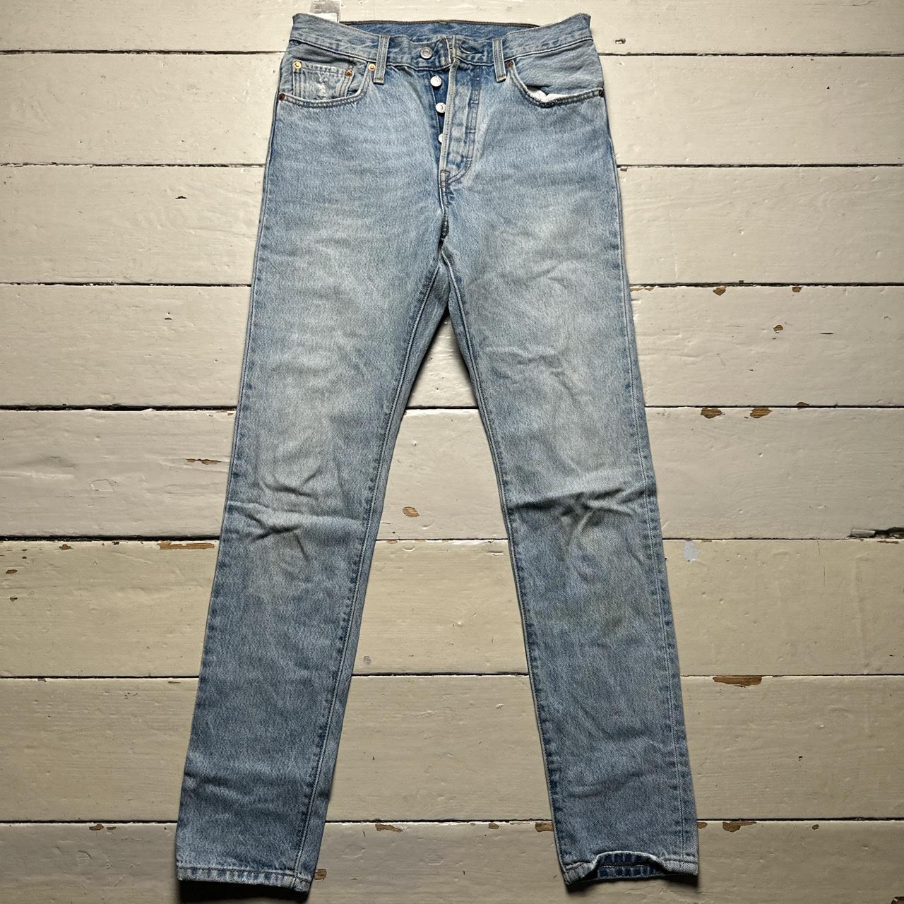 Levis 501 S Light Blue Slim Jeans