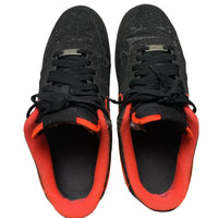 Nike Air Force 1 Yeezy Black Red and Green (UK 8)