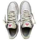 Nike Air Force 1 Jewel White and Red (UK 10)