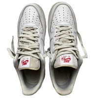 Nike Air Force 1 Jewel White and Red (UK 10)
