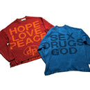 Daniel Poole Vintage Jumpers Blue and Orange (XL/2XL)