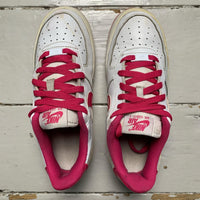 Nike Air Force 1 White and Pink