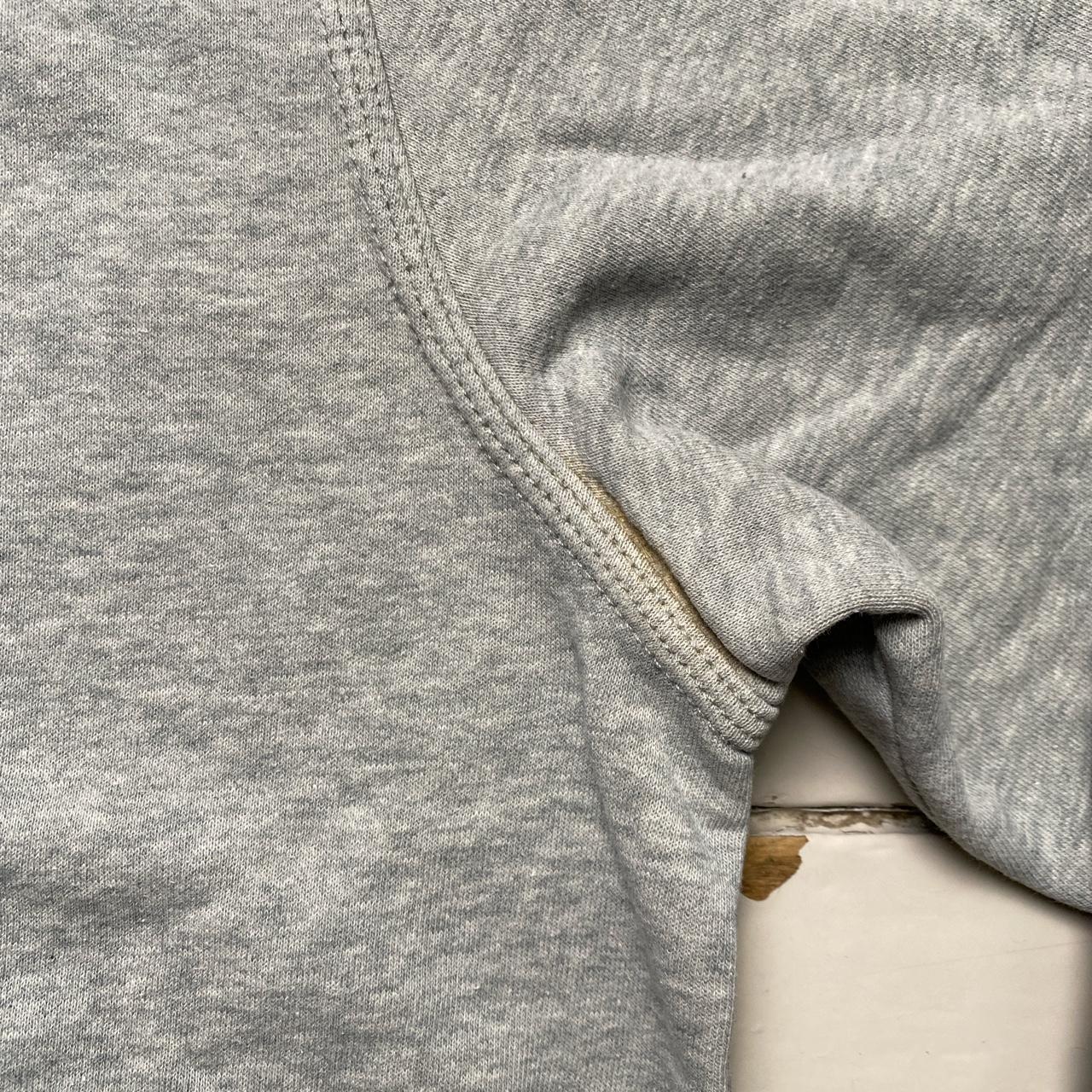 Nike Swoosh Grey and White Hoodie