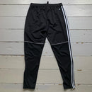 Adidas Black and White Stripe Bottoms