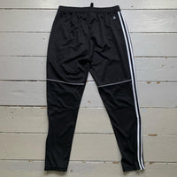 Adidas Black and White Stripe Bottoms