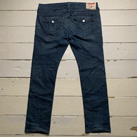 True Religion Zach Blue Stitch Jeans